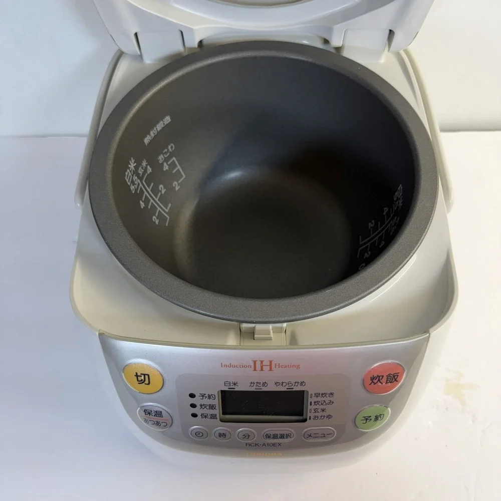 Toshiba RCK-A10EX Induction Heating Rice Cooker 1.0L White - Storage B-10